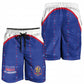 Afro-Haitians Football Pride Shorts for Men Les Grenadiers Veve Vodou Blue Version - African Pride