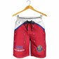 Afro-Haitians Football Pride Shorts for Men Les Grenadiers Veve Vodou Red Version - African Pride