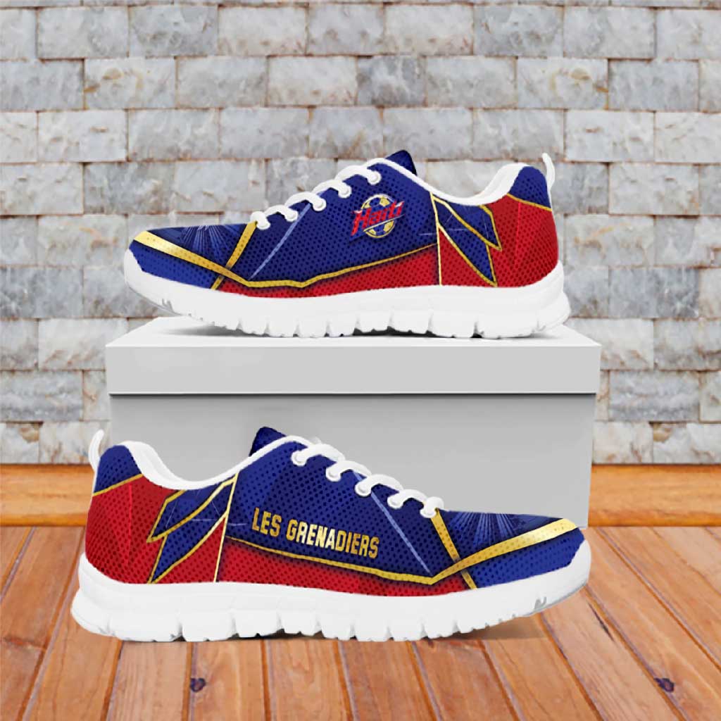 Afro-Haitians Football Sneakers Haitian Palm Tree Unique Style