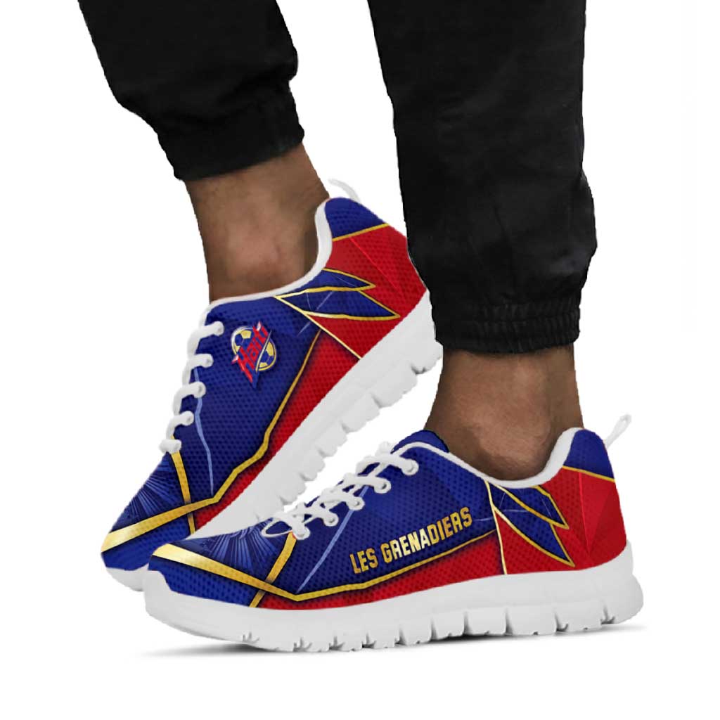 Afro-Haitians Football Sneakers Haitian Palm Tree Unique Style