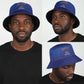Afro-Haitians World Football 2026 Bucket Hat Haiti est de Retour Blue Voodoo Veve Spirits - African Pride