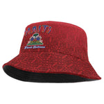 Afro-Haitians World Football 2026 Bucket Hat Haiti est de Retour Red Voodoo Veve Spirits - African Pride