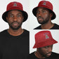 Afro-Haitians World Football 2026 Bucket Hat Haiti est de Retour Red Voodoo Veve Spirits - African Pride