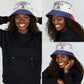 Afro-Haitians World Football 2026 Bucket Hat Haiti est de Retour White Voodoo Veve Spirits - African Pride
