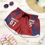 Afro-Panama Football 2026 Custom Shorts for Women La Marea Roja Making History - African Pride