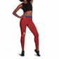 Afro-Panama Football 2026 Leggings La Marea Roja Making History - African Pride