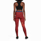 Afro-Panama Football 2026 Leggings La Marea Roja Making History - African Pride