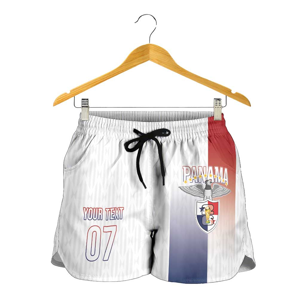 Afro-Panama Football Los Canaleros 2026 Custom Shorts for Women Rising Glory - African Pride