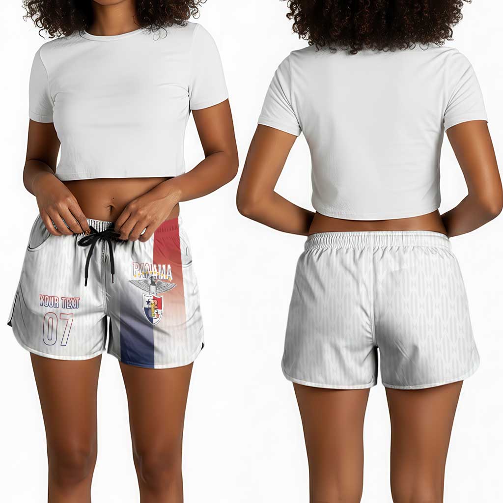 Afro-Panama Football Los Canaleros 2026 Custom Shorts for Women Rising Glory - African Pride