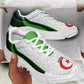 Algeria 2026 Football Chunky Sneakers Go Greens Islamic Pattern Curve Stylized - African Pride
