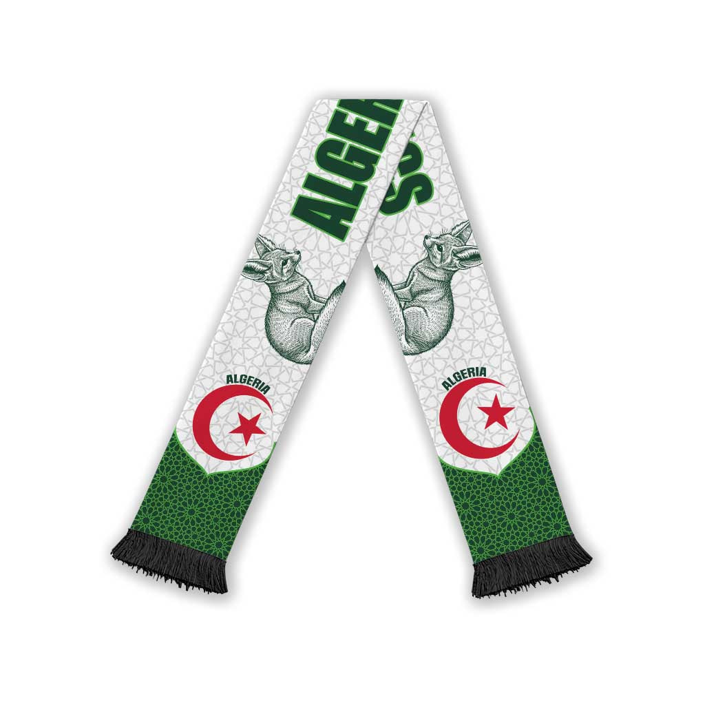 Algeria 2026 Football Soccer Scarf Go Fennecs Islamic Pattern