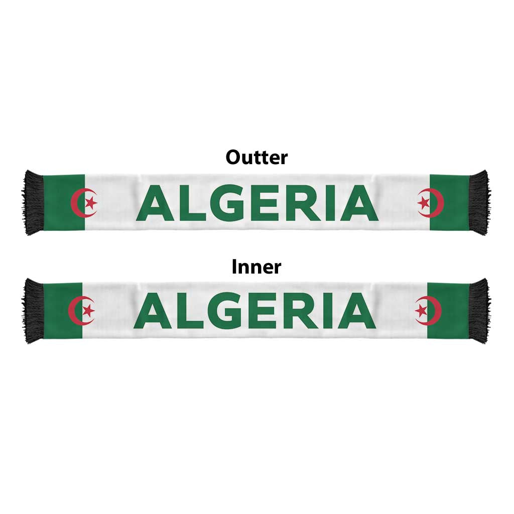 Algeria Football 2026 Soccer Scarf Flag Style