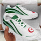 Algeria Football Chunky Sneakers Flag-Inspired Curve Style
