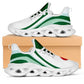 Algeria Football Clunky Sneakers Flag-Inspired Curve Style