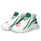 Algeria Football Clunky Sneakers Flag-Inspired Curve Style