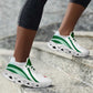 Algeria Football Clunky Sneakers Flag-Inspired Curve Style