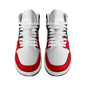 Algeria High Sneakers AJ1 Classic National Flag Style - African Pride