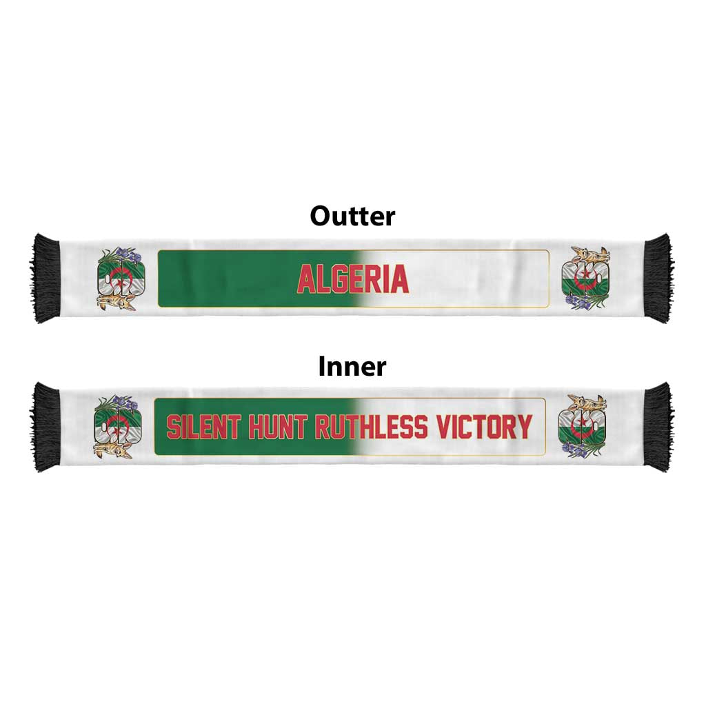 Algeria World Football 2026 Soccer Scarf Silent Hunt Ruthless Victory