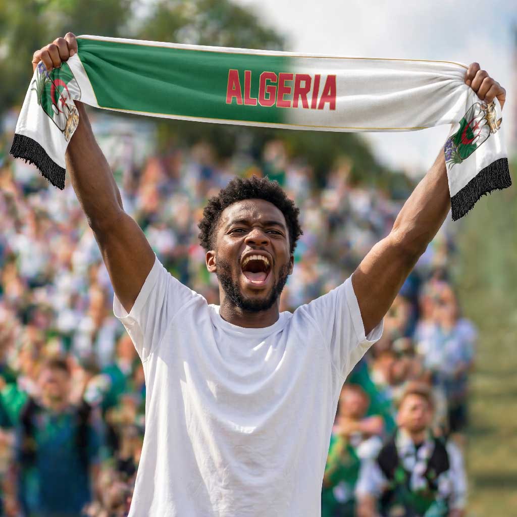 Algeria World Football 2026 Soccer Scarf Silent Hunt Ruthless Victory