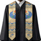 Ancient Egypt Scarab Beetle Graduation Stole