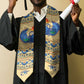Ancient Egypt Scarab Beetle Graduation Stole