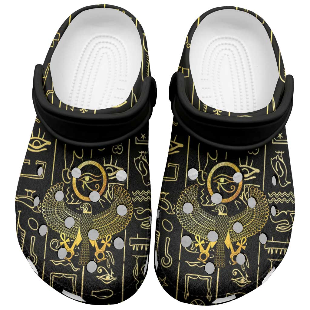 Ancient Egyptian Clogs Shoes Horus Falcon God - African Pride