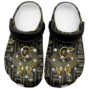 Ancient Egyptian Clogs Shoes Horus Falcon God - African Pride