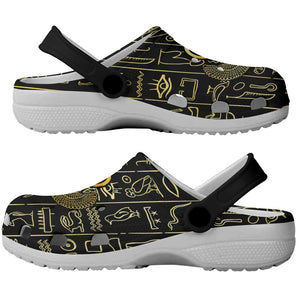 Ancient Egyptian Clogs Shoes Horus Falcon God - African Pride