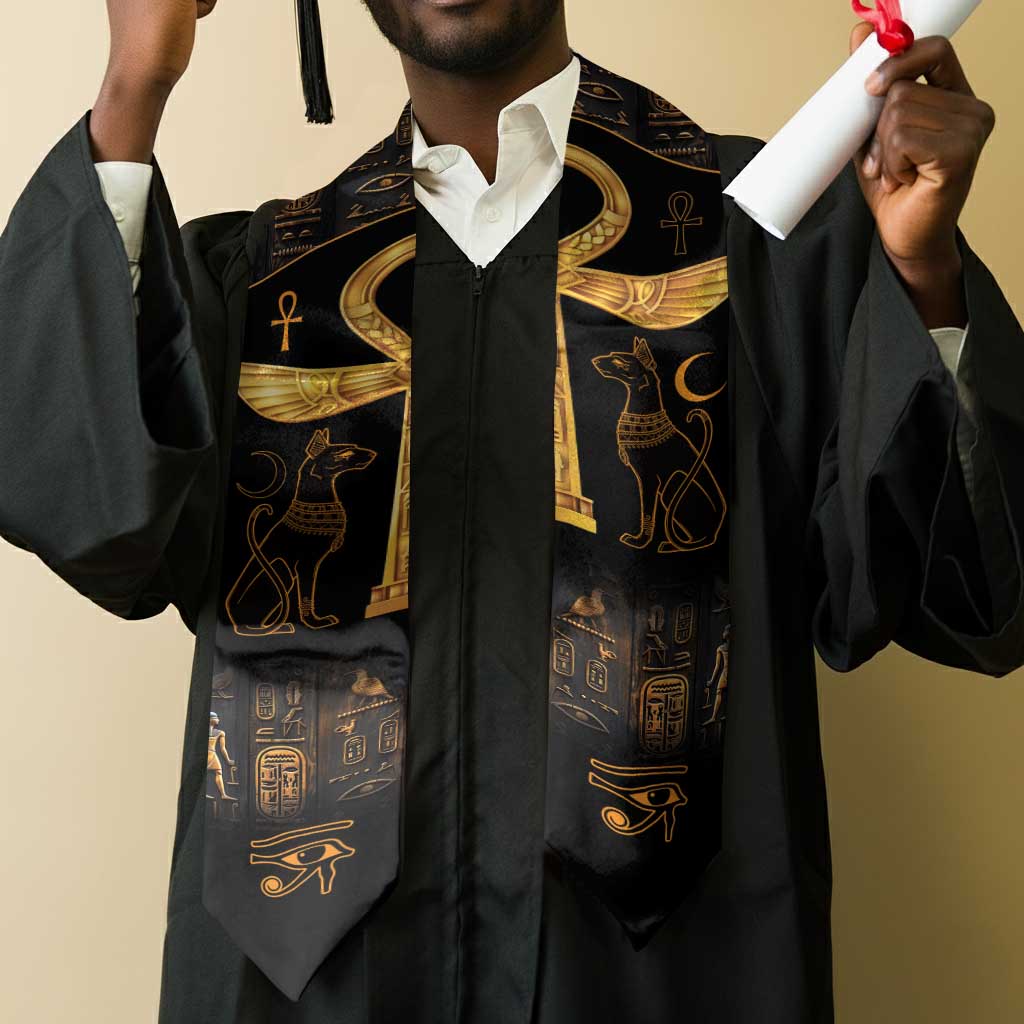 Ankh with Eye of Horus Graduation Stole Ancient Egypt Culture