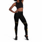 Ayiti 222nd Independence Day Anniversary Leggings Haiti Gold VeVe Pattern - African Pride