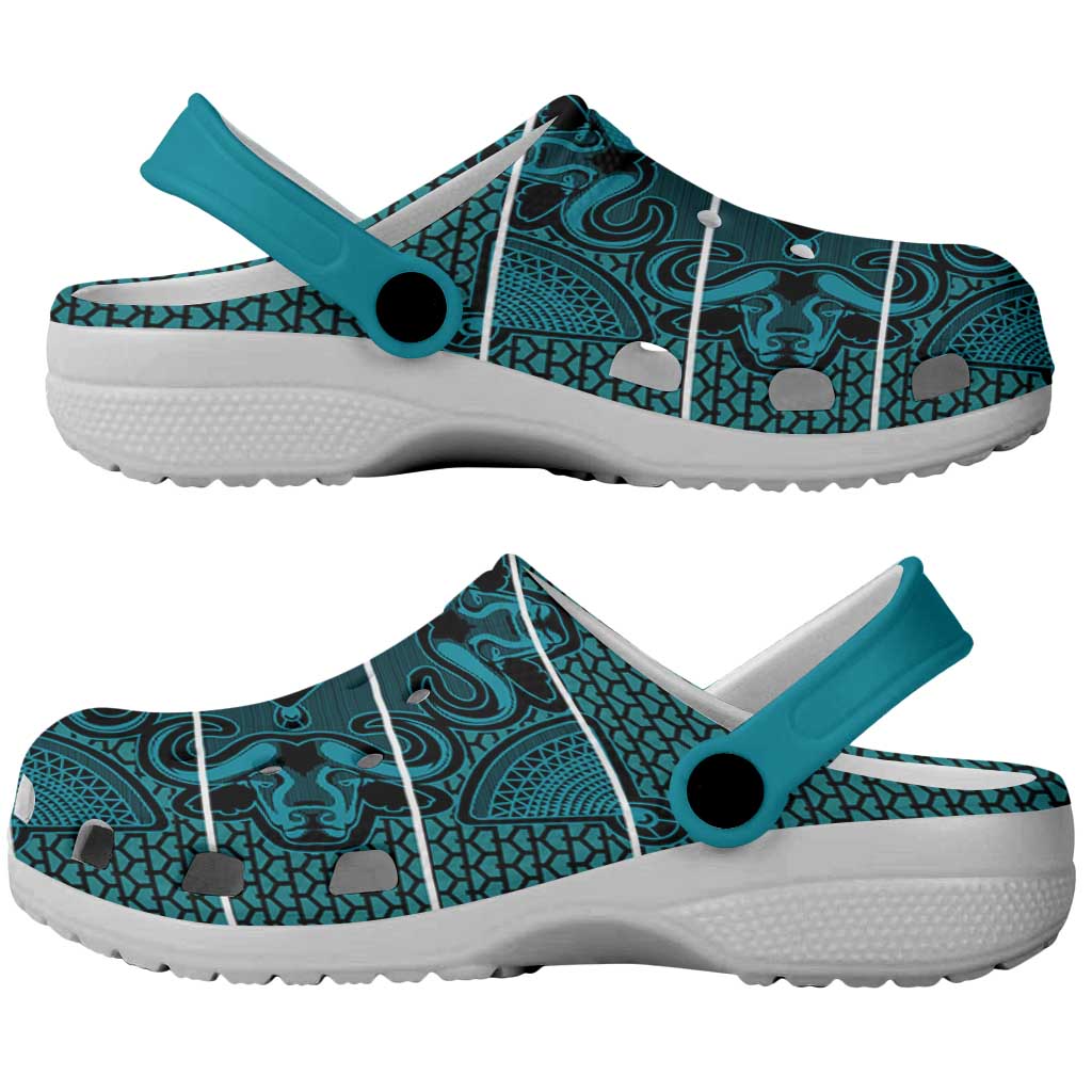 Basotho Blanket Clogs Shoes Lesotho Motlatsi Seanamarena Heritage - Lesotho Breeze - African Pride