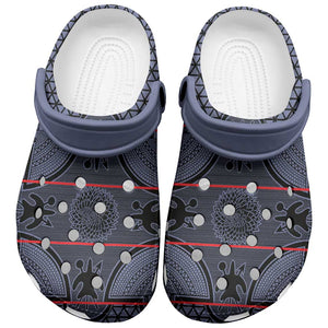 Basotho Blanket Clogs Shoes Lesotho Seanamarena Heritage - Serenity - African Pride