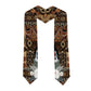 Beautiful Black Woman Graduation Stole African Tribal Pattern