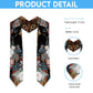Beautiful Black Woman Graduation Stole African Tribal Pattern