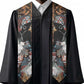 Beautiful Black Woman Graduation Stole African Tribal Pattern