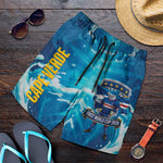 Blue Shark Cape Verde Football Shorts for Men First World Cup 2026 - African Pride