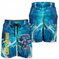 Blue Shark Cape Verde Football Shorts for Men First World Cup 2026 - African Pride