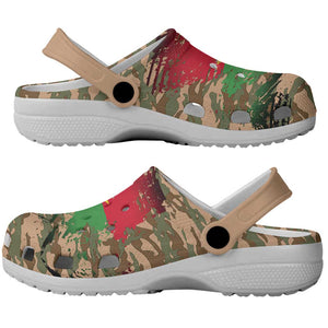 Bravo Caption Traore! Viva Burkina Faso Nation! Clogs Shoes - African Pride