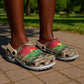 Bravo Caption Traore! Viva Burkina Faso Nation! Clogs Shoes - African Pride