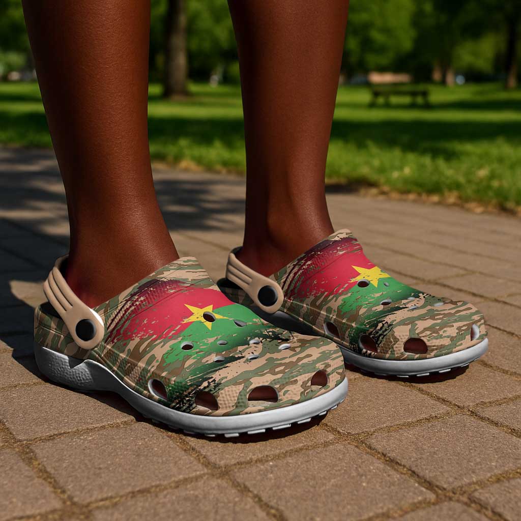 Bravo Caption Traore! Viva Burkina Faso Nation! Clogs Shoes - African Pride
