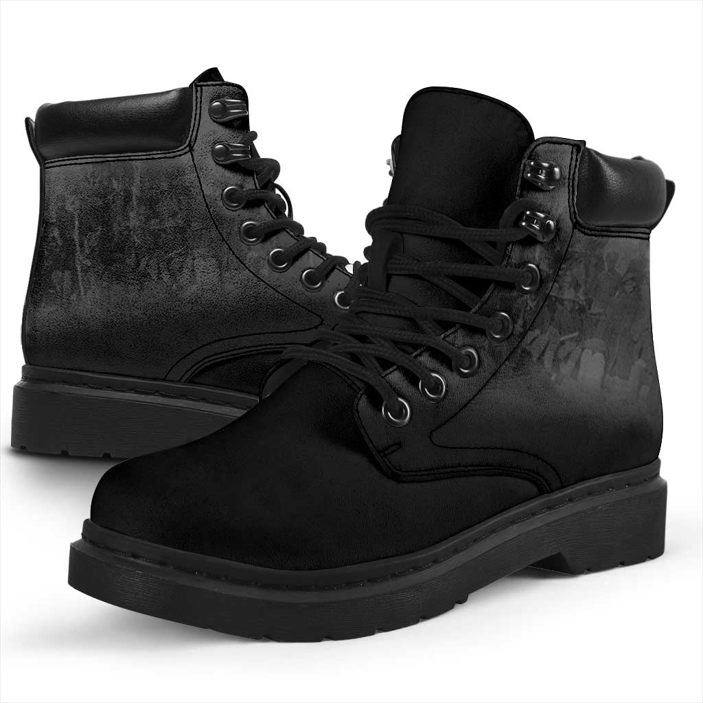 Buffalo Soldier All Season Boots African American Heroes - Black - African Pride