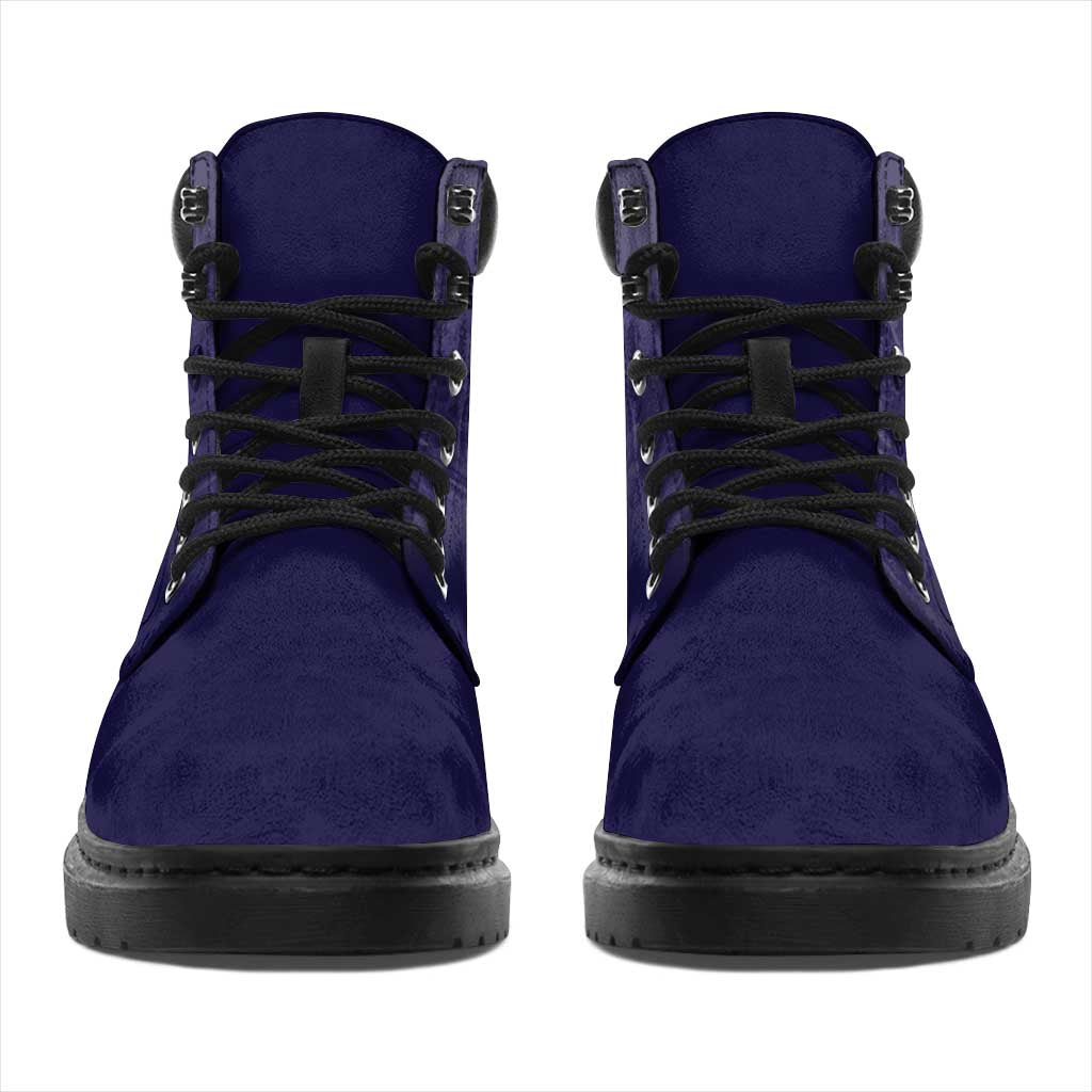 Buffalo Soldier All Season Boots African American Heroes - Navy Blue - African Pride
