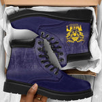 Buffalo Soldier All Season Boots African American Heroes - Navy Blue - African Pride