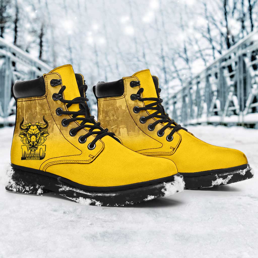 Buffalo Soldier All Season Boots African American Heroes - Yellow - African Pride