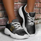 Buffalo Soldier Chunky Sneakers African American Heroes - Black - African Pride