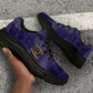 Buffalo Soldier Chunky Sneakers African American Heroes - Navy Blue - African Pride