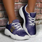 Buffalo Soldier Chunky Sneakers African American Heroes - Navy Blue - African Pride