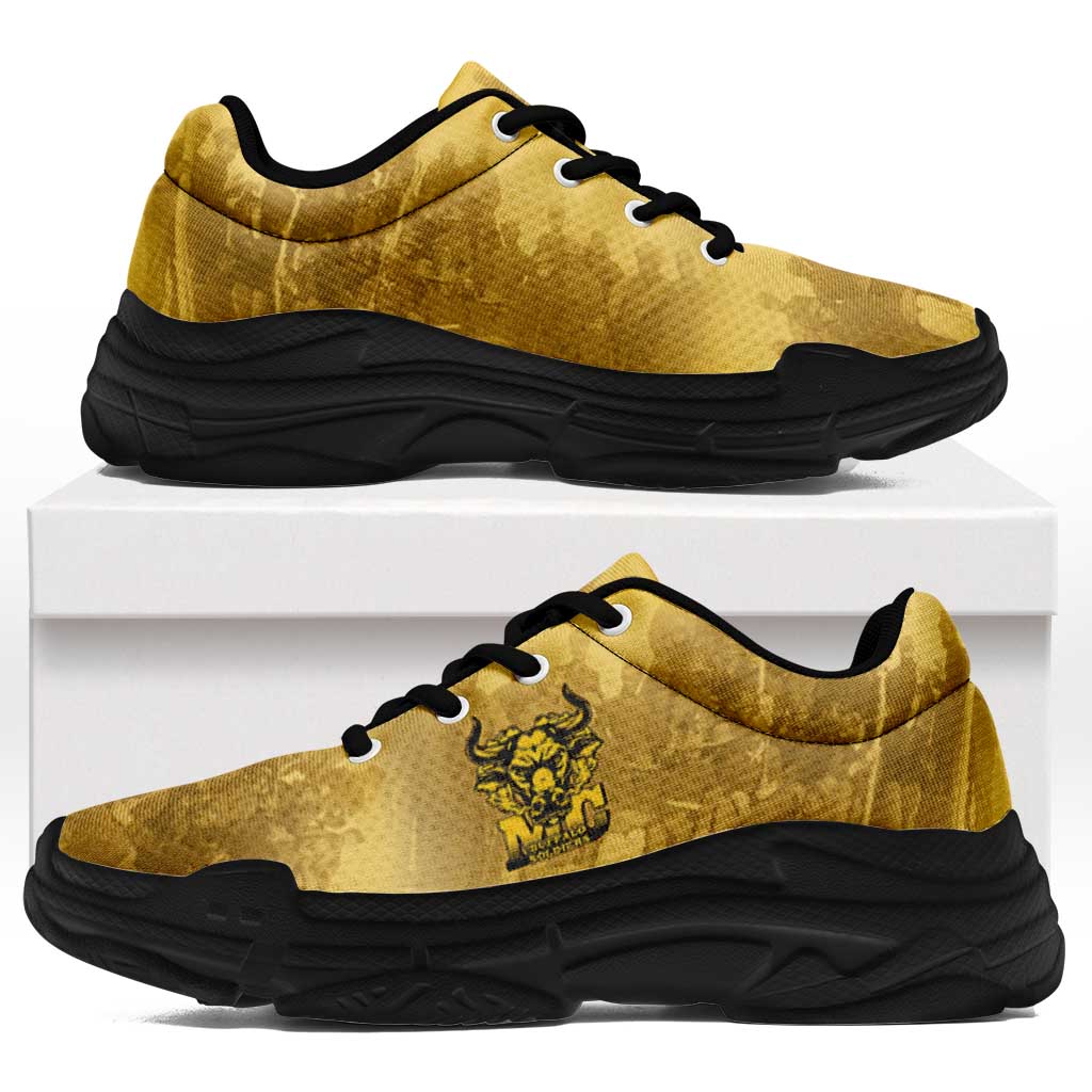 Buffalo Soldier Chunky Sneakers African American Heroes - Yellow - African Pride