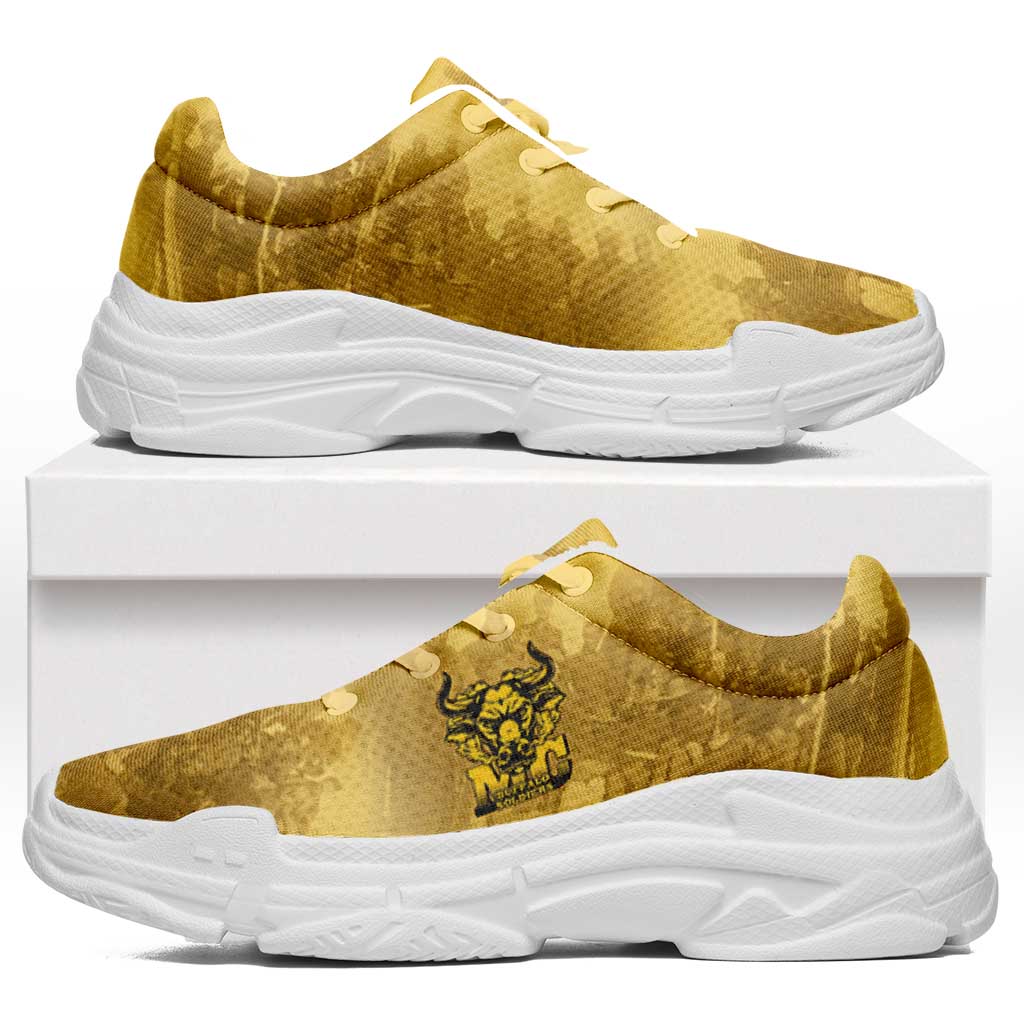 Buffalo Soldier Chunky Sneakers African American Heroes - Yellow - African Pride