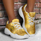 Buffalo Soldier Chunky Sneakers African American Heroes - Yellow - African Pride